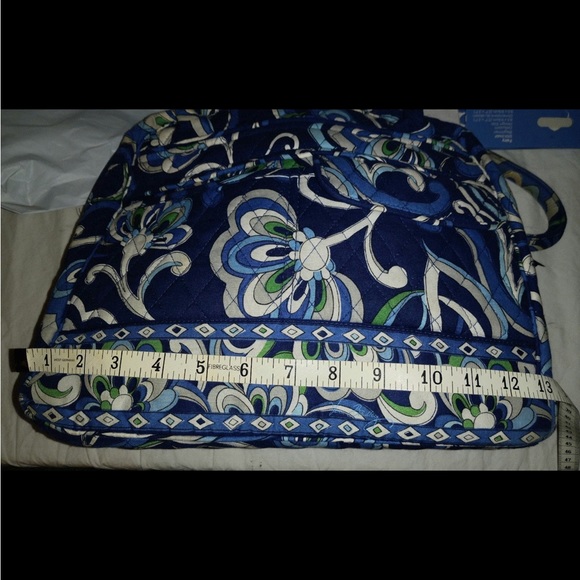 Vera Bradley “Mediterranean” Bowler Bag w/Crossbody Wallet - Picture 8 of 16